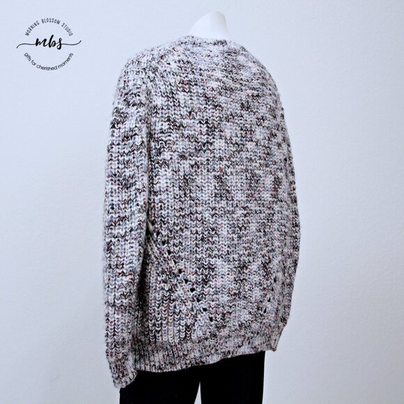 Rails Lux Kaleidoscope Chunky Knit Crew Wool Blend Sweater Multicolor Women S - Picture 8 of 14